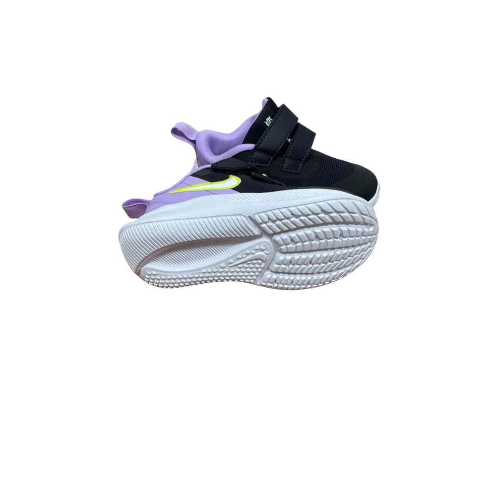 Nike‎ Star Runner Size 6C Black Lilac Sneakers NEW Girls shoes Da2778-500